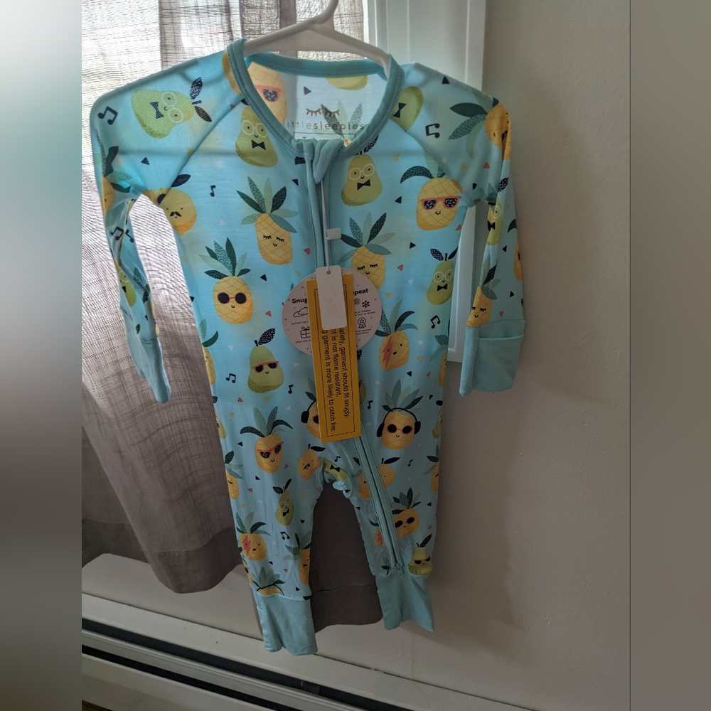 NWT Limited Edition Little Sleepies Pineapple Jams